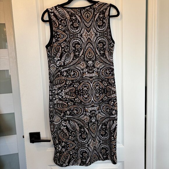 Vintage Clientele Sleeveless Midi Dress Paisley Print - Picture 6 of 9